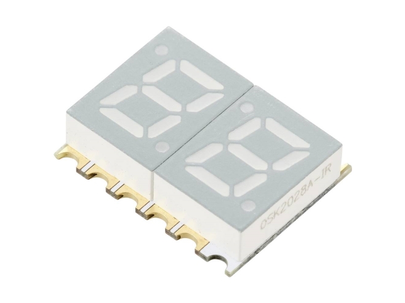 Tru Components Smd Led Rød 6 Mcd Tocifret Display