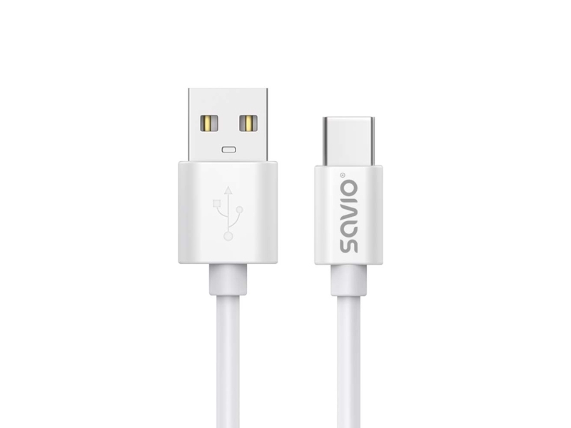 Usb-Kabel 2 M Usb 2.0, Usb A - Usb C Weiß Savio Cl-168