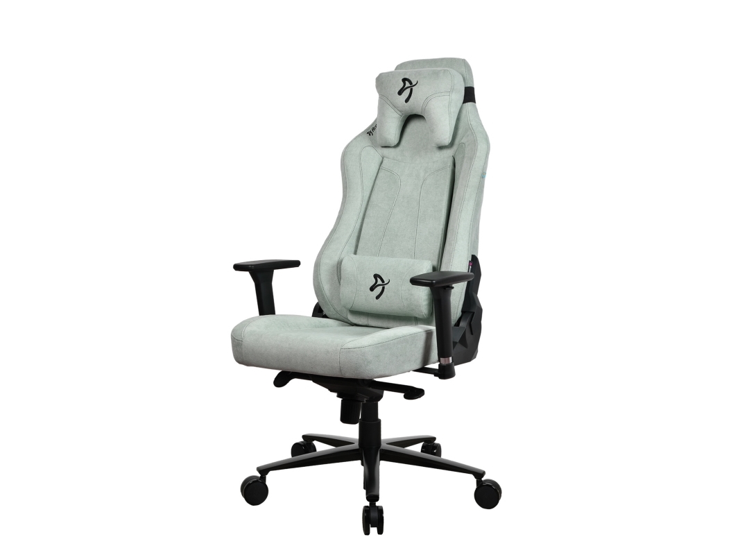 Arozzi Vernazza Soft Fabric - Gaming Chair - Pearl Green | Spel - Gamingmöbler - Gamingstolar | GameStuff