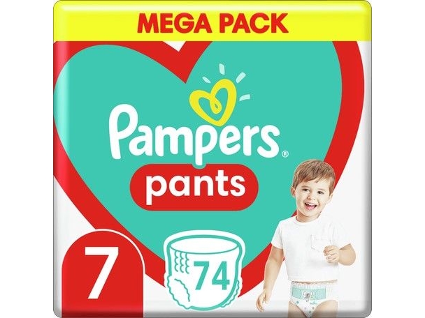 Pampers-Hosen Junge/Mädchen 7 74 Stück