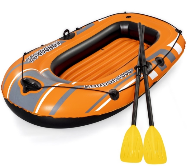 Bestway 61078, Rafte, Flåde, Sort, Rød, Hvid, Gul, Vinyl, 1 person(er), 80 kg