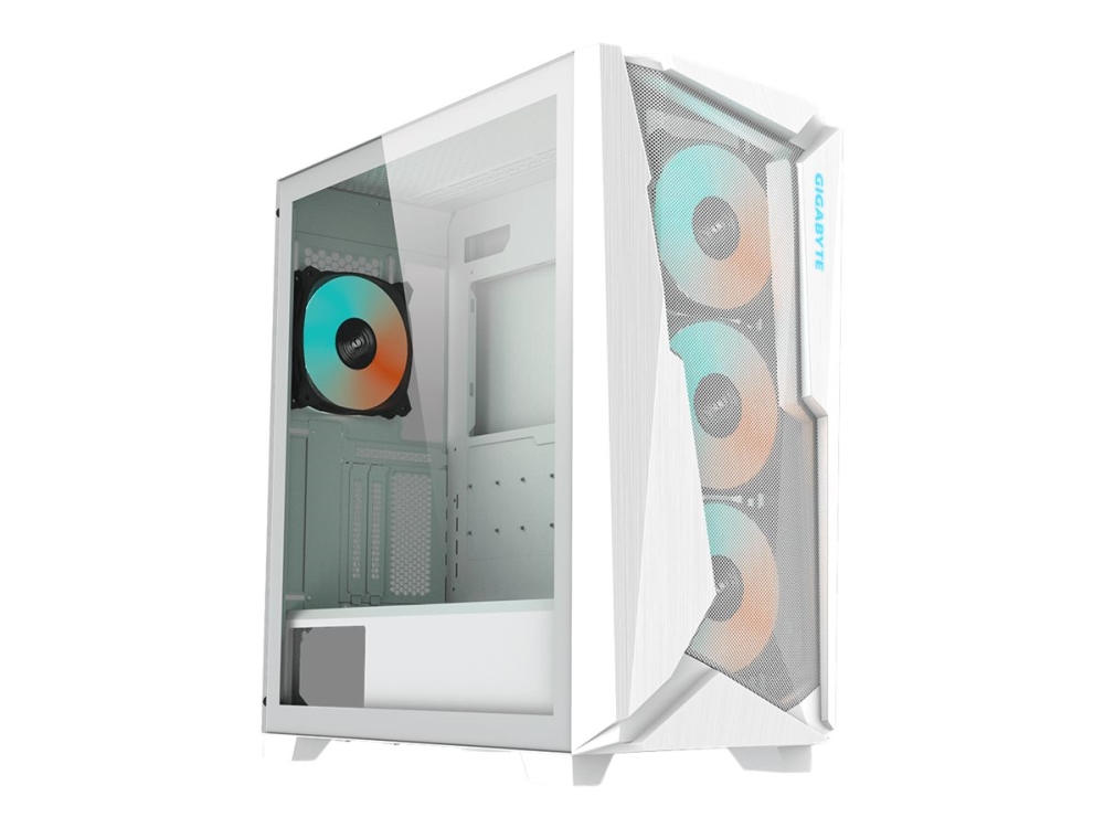 Gigabyte C301gw, Midi Tower, Pc, Weiß, Atx, Eatx, Micro Atx, Mini-Atx, Glas, Kunststoff, Stahl, Gaming