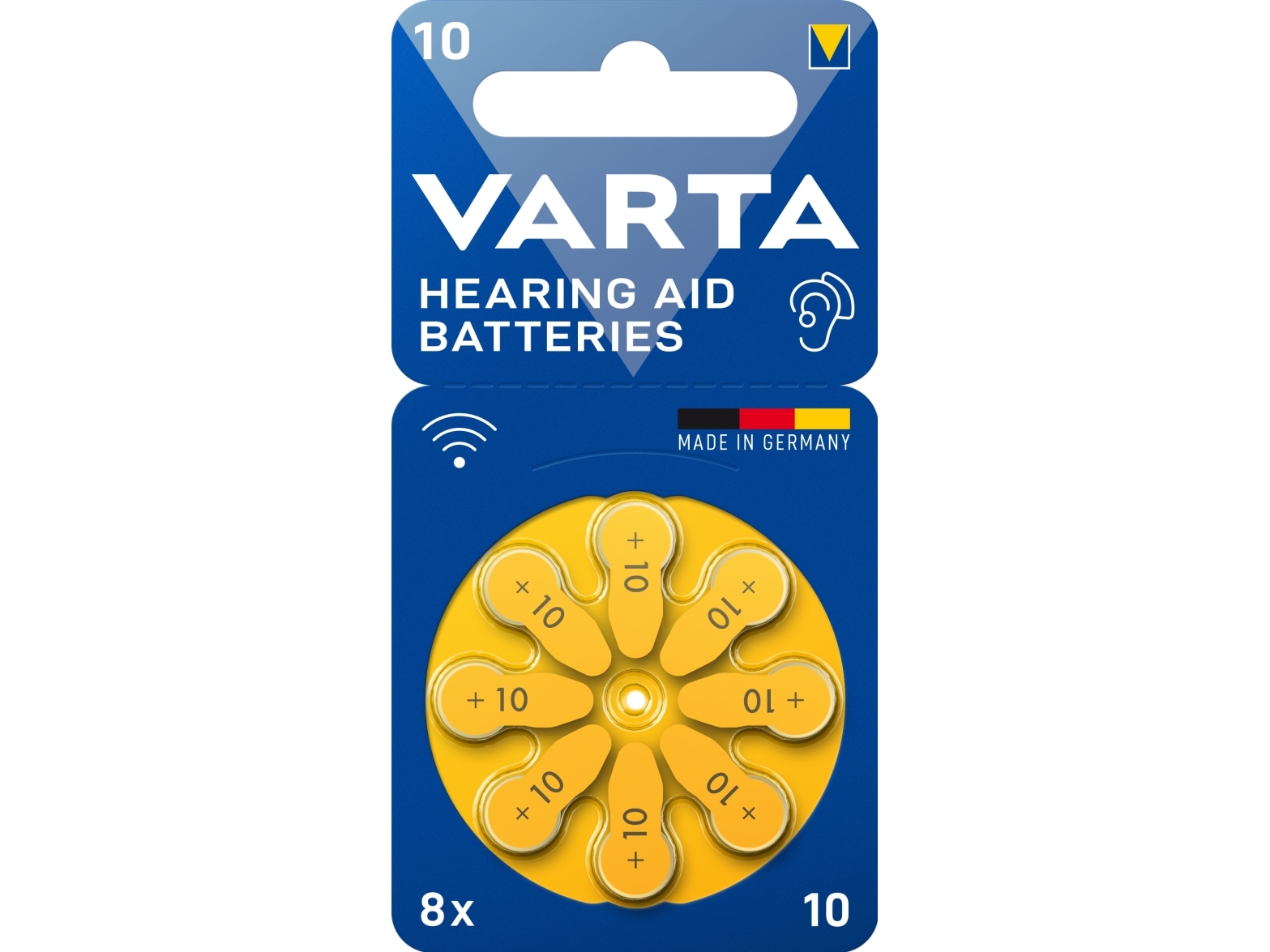 Varta 4043752393729, Engångsbatteri, Zink-luft, 1,45 V, 8 styck, Hg (kvicksilver), 0 - 45 ° C | Datortillbehör - Laddare & Batterier - Övriga batterier | GameStuff