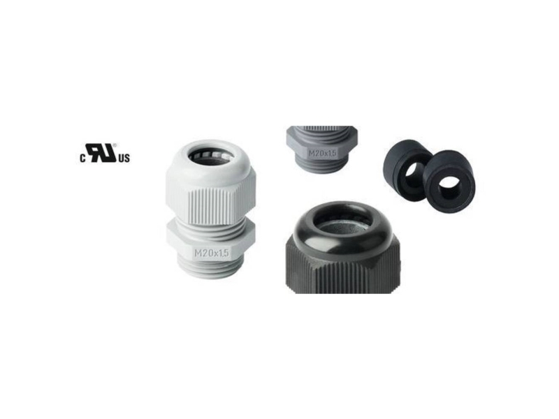 JACOB Forskruning Perfect M25x1,5 kabel Ø 8-17 mm  IP68, UL polyamid, sort RAL 9005