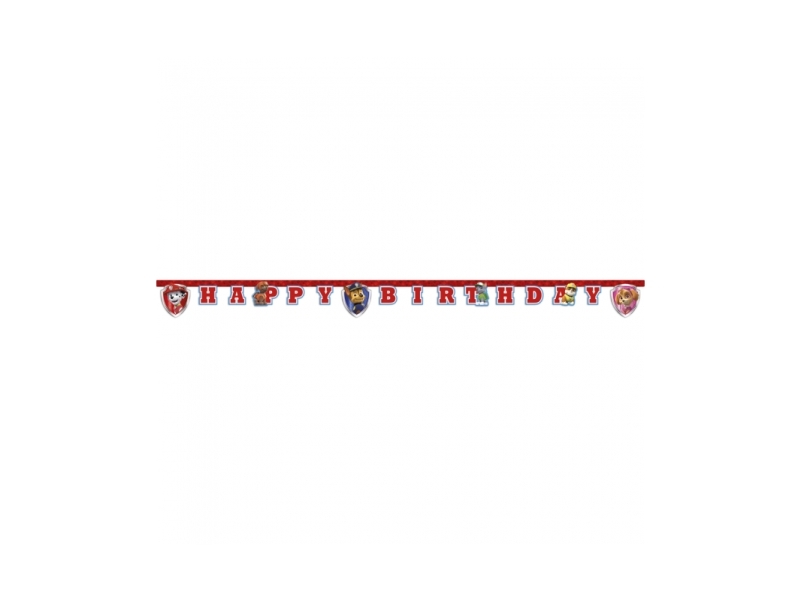 Paw Patrol Action-Buchstabenbanner
