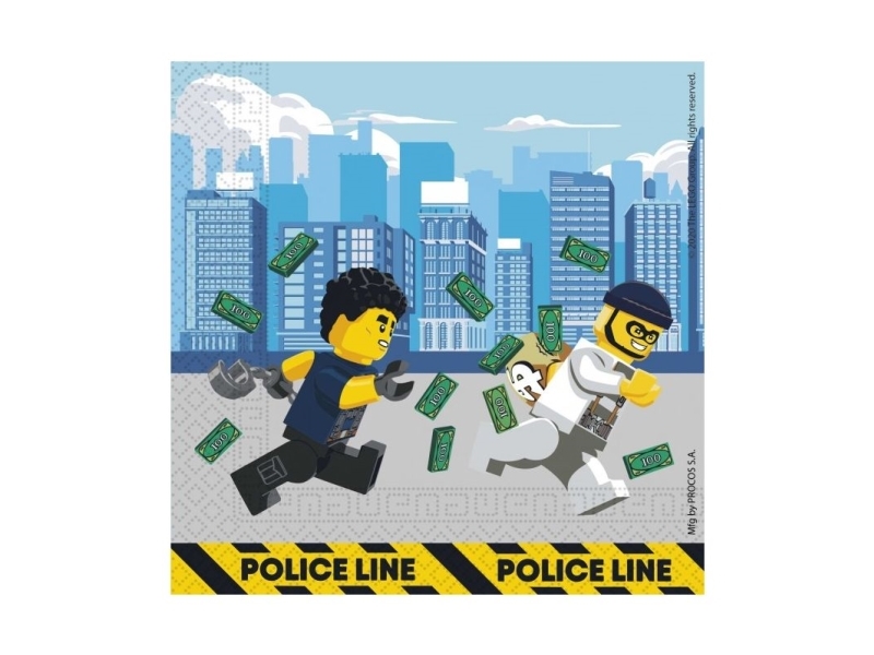 Lego City Serviette