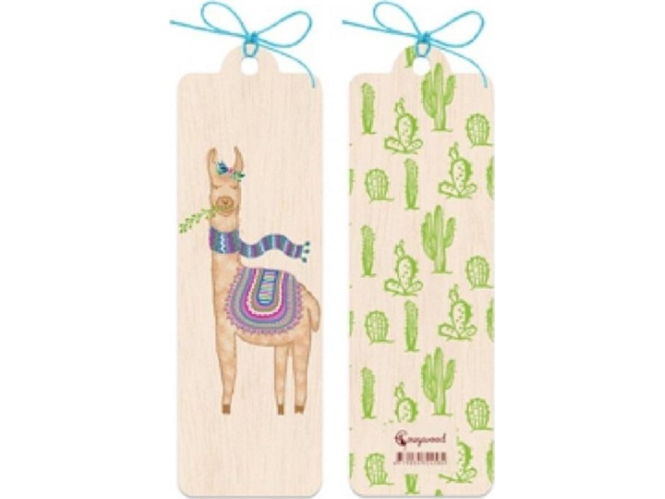 Cozywood Lama Lesezeichen Aus Holz