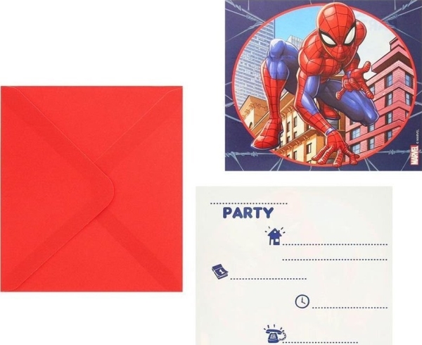 Spiderman Einladungen