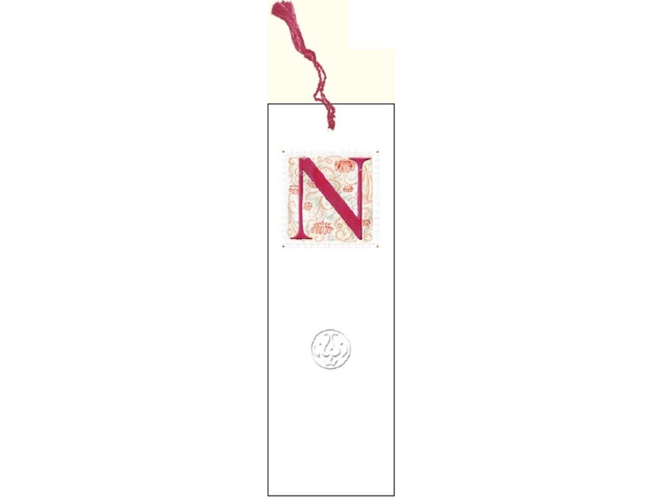 Davinci Lesezeichen Mit Anagramm Buchstabe N