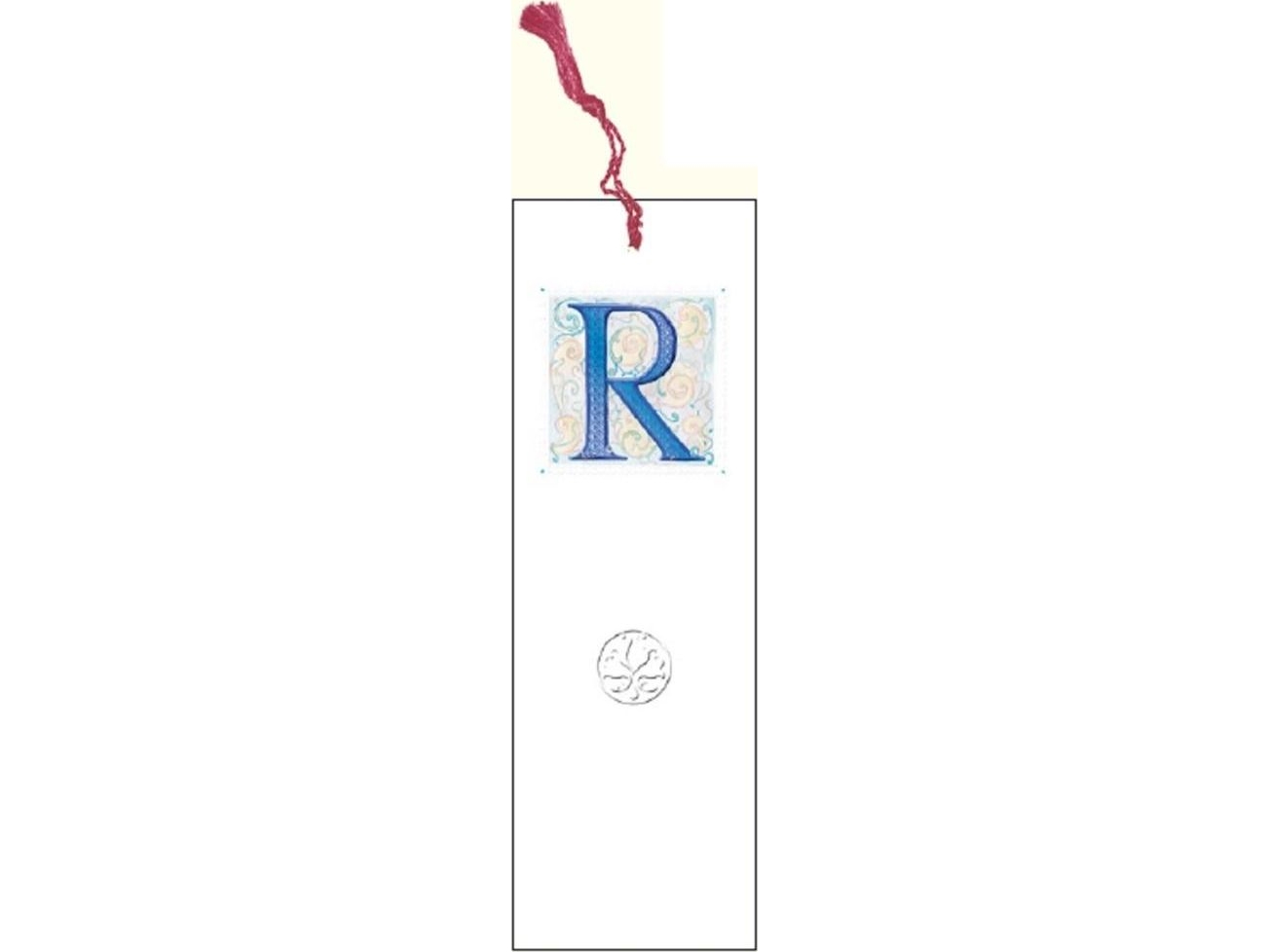 DaVinci bogmærke med anagram bogstavet R
