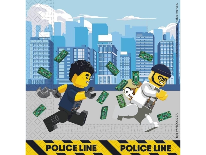Lego City Serviette