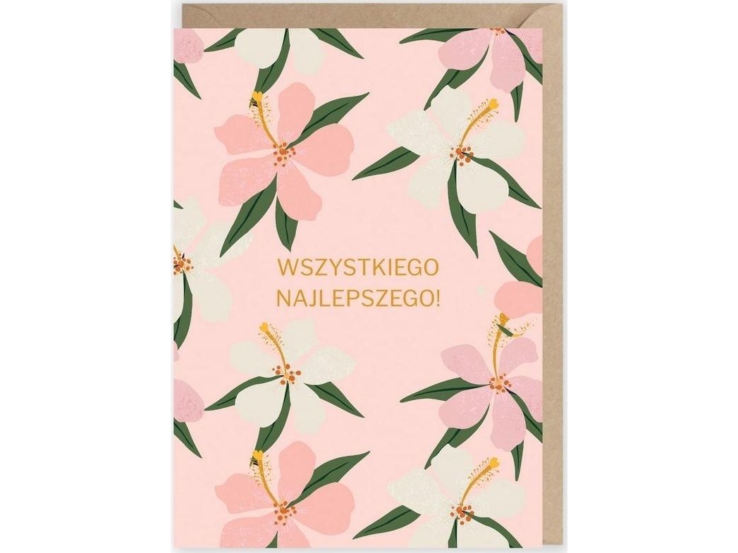 Cardie Geburtstagskarte Blumen, Öko-Umschlag K015 |
