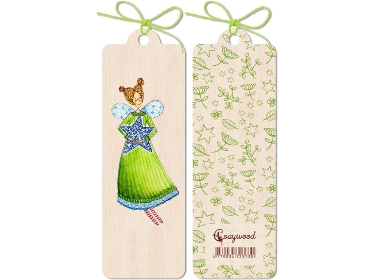 Cozywood Lesezeichen Fee Aus Holz