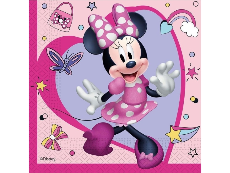 Godan Minnie Mouse Papierservietten 33X33cm 20Stück