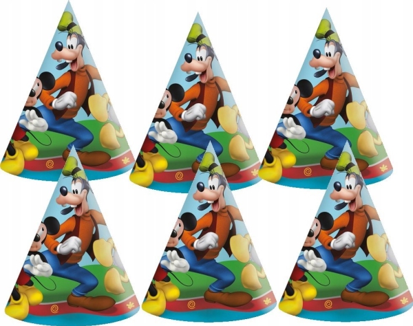 Godan Mickey Rock The House Papier Kappen 6Pcs
