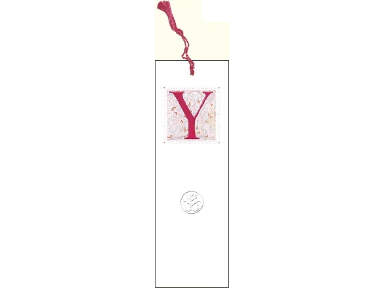 Davinci Lesezeichen Mit Anagramm Buchstabe Y
