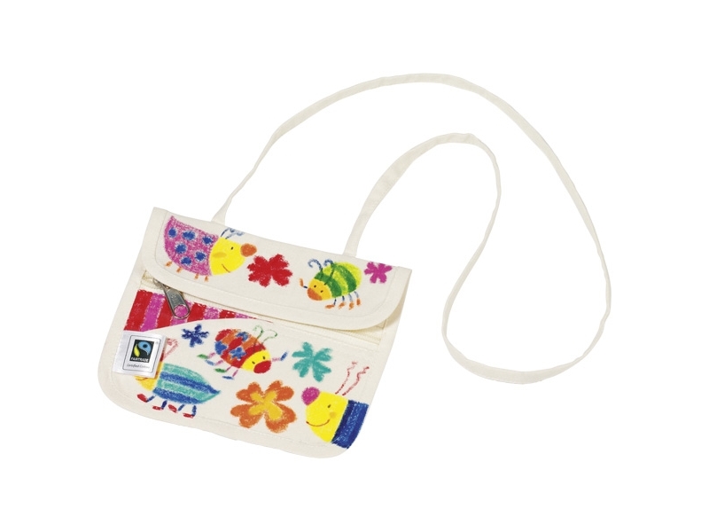 Goki Neck Pouch, Fair Trade, Hvid, 150 Mm, 120 Mm, 30 G, 3 År