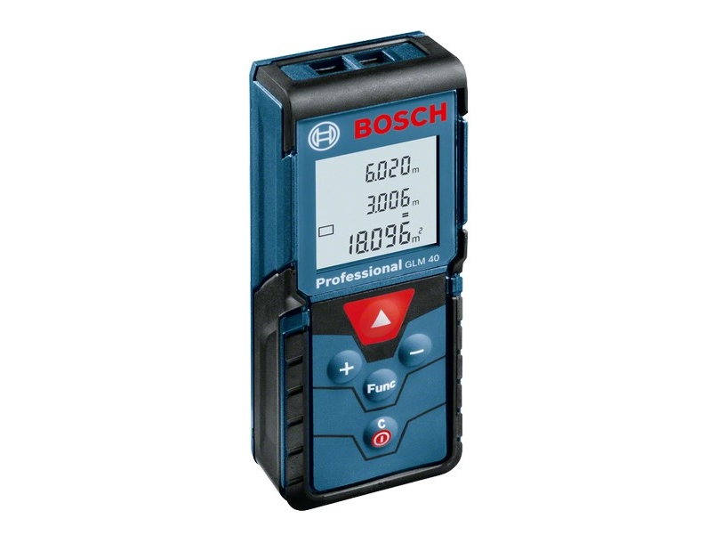 Bosch GLM 40 Professional, IP54, LR03 (AAA), 1,5 V, 5000 h, 105 x 41 x 24 mm, 90 g | Verktyg & Verkstad - För verkstaden - Mätinstrument | GameStuff