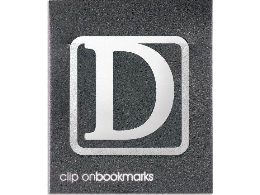 IF Metalbogmærke - Bogstav D Clip-on