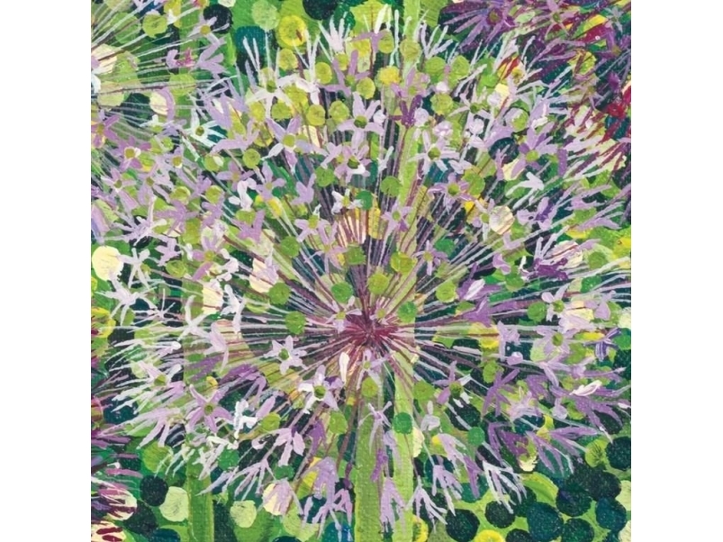 Susan Entwistle Karte Mit Umschlag Weißer Knoblauch