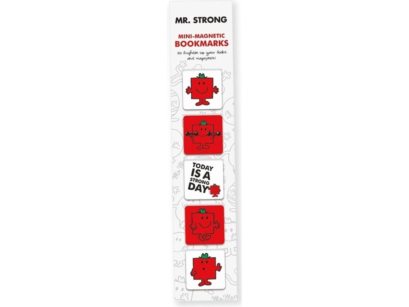 Magnetiske mini bogmærker Mr. Strong