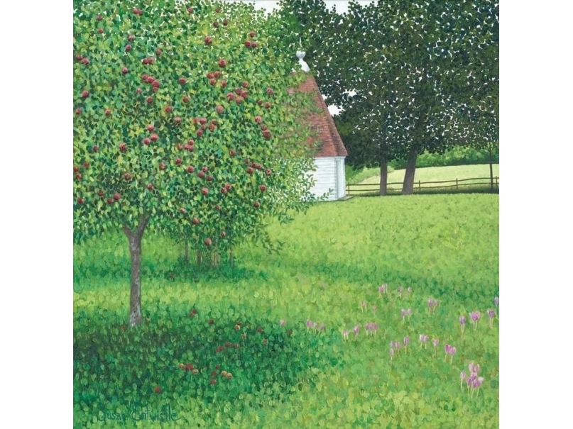 Susan Entwistle Booklet With Apple Trees And Saffrons Envelope