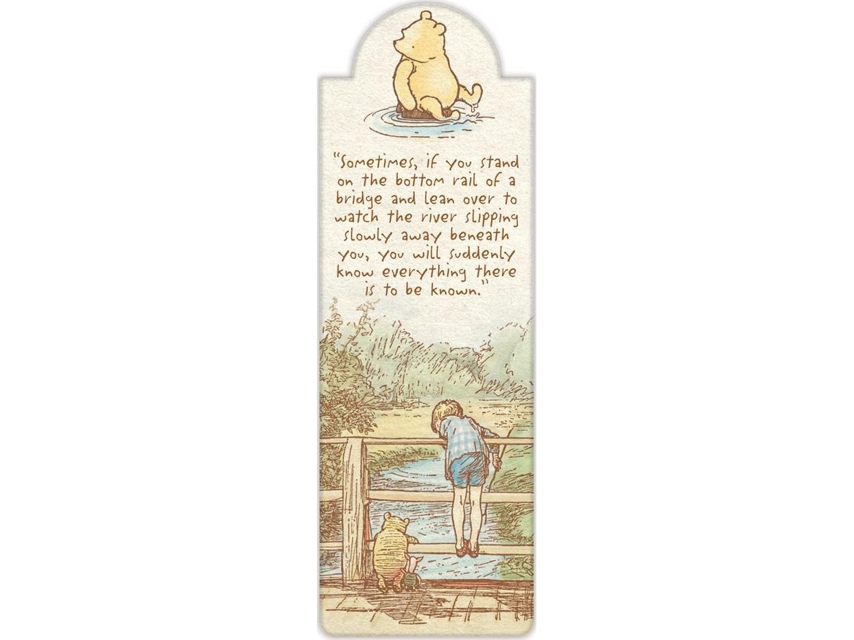 Winnie the Pooh magnetisk bogmærke - River