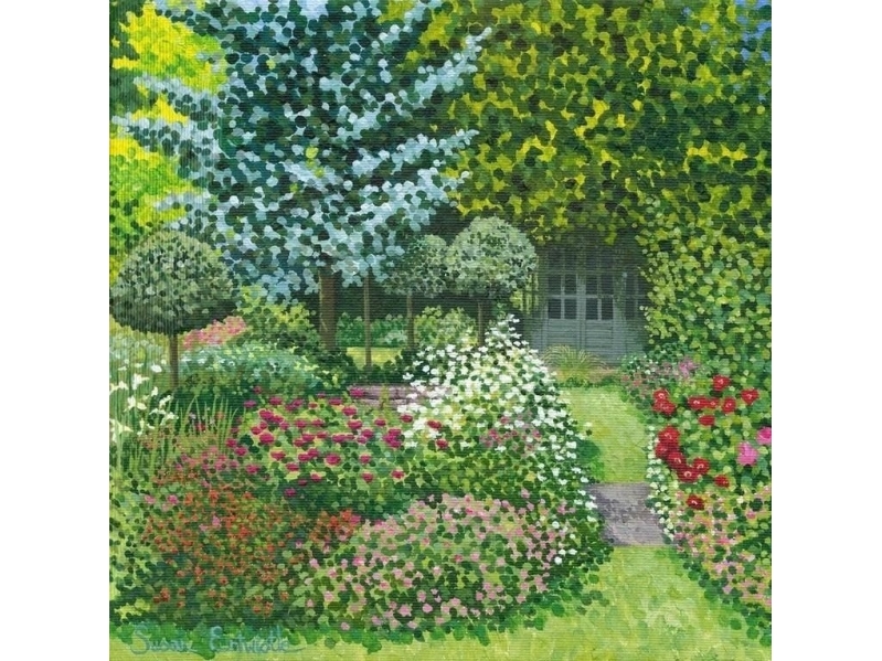 Susan Entwistle Mums Garden Karte Mit Umschlag