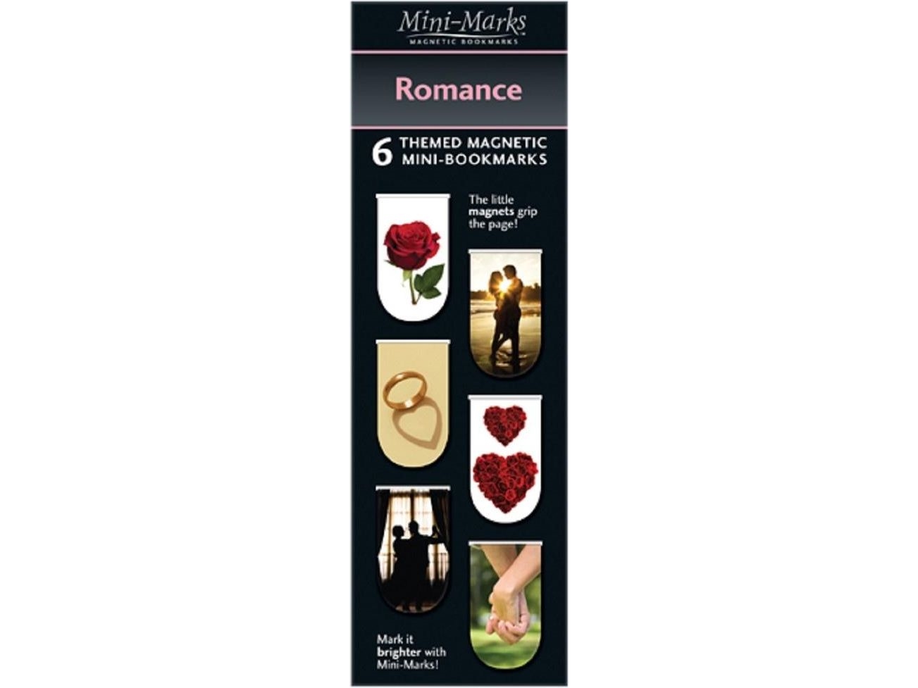 Magnetiske bogmærker Romance 6 stk