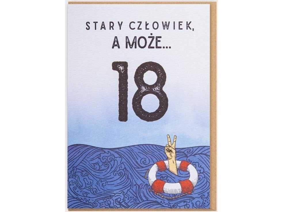 Nadwyraz.Com Geburtstagskarte - Ein Alter Mann, Oder Vielleicht... 18