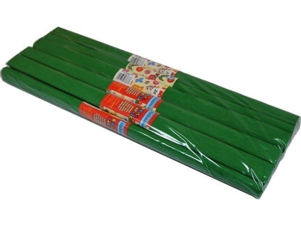 Silkepapir Krøllet Mørkegrøn (10 Stk.)