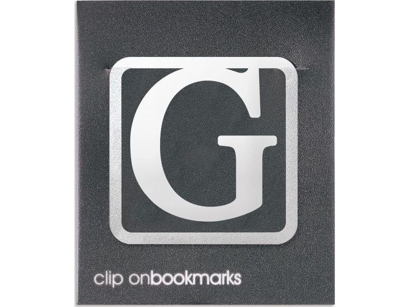 If Metall-Lesezeichen - Buchstabe G Clip-On