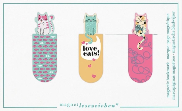 Moses Magnetische Lesezeichen - Katzen Lieben