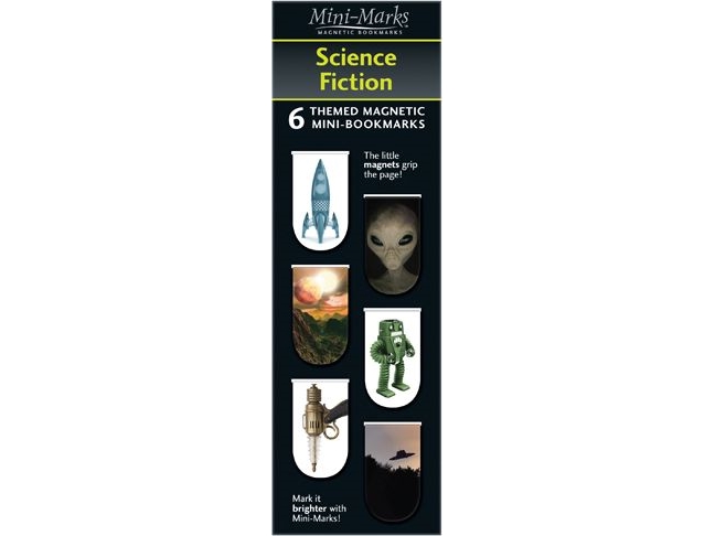 Magnetske bogmærker Science Fiction (6 stk.)