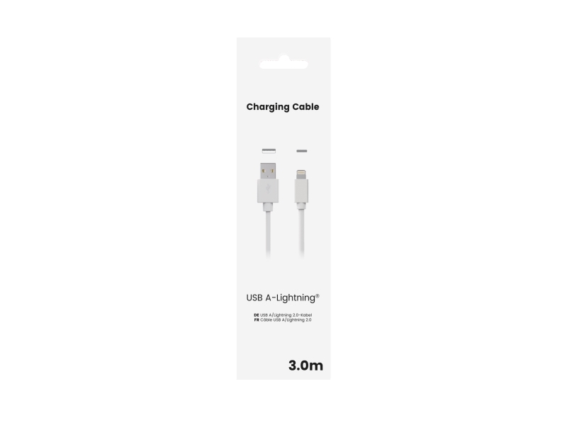 Sinox Usb A Zu Lightning Kabel. 3M. Weiß