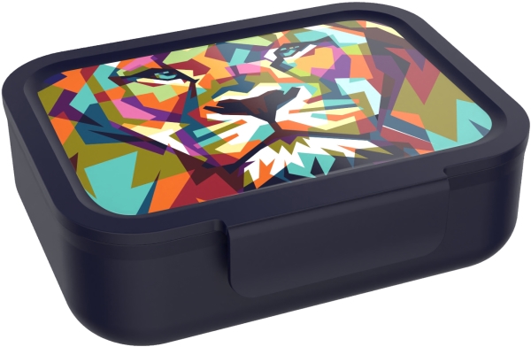 LUNCH BUDDIES Lejon lunchlåda med klämma och avdelare | Köksutrustning - lunch - Matlådor | GameStuff