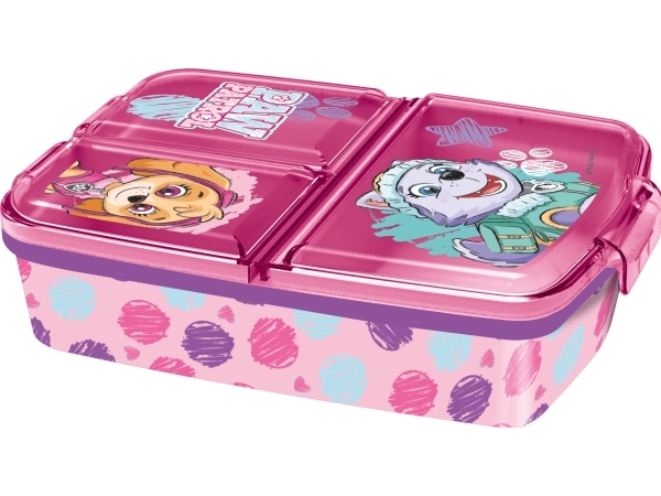 Paw Patrol Girl Lunchbox Mit Mehreren Fächern, 18 X 13 Cm