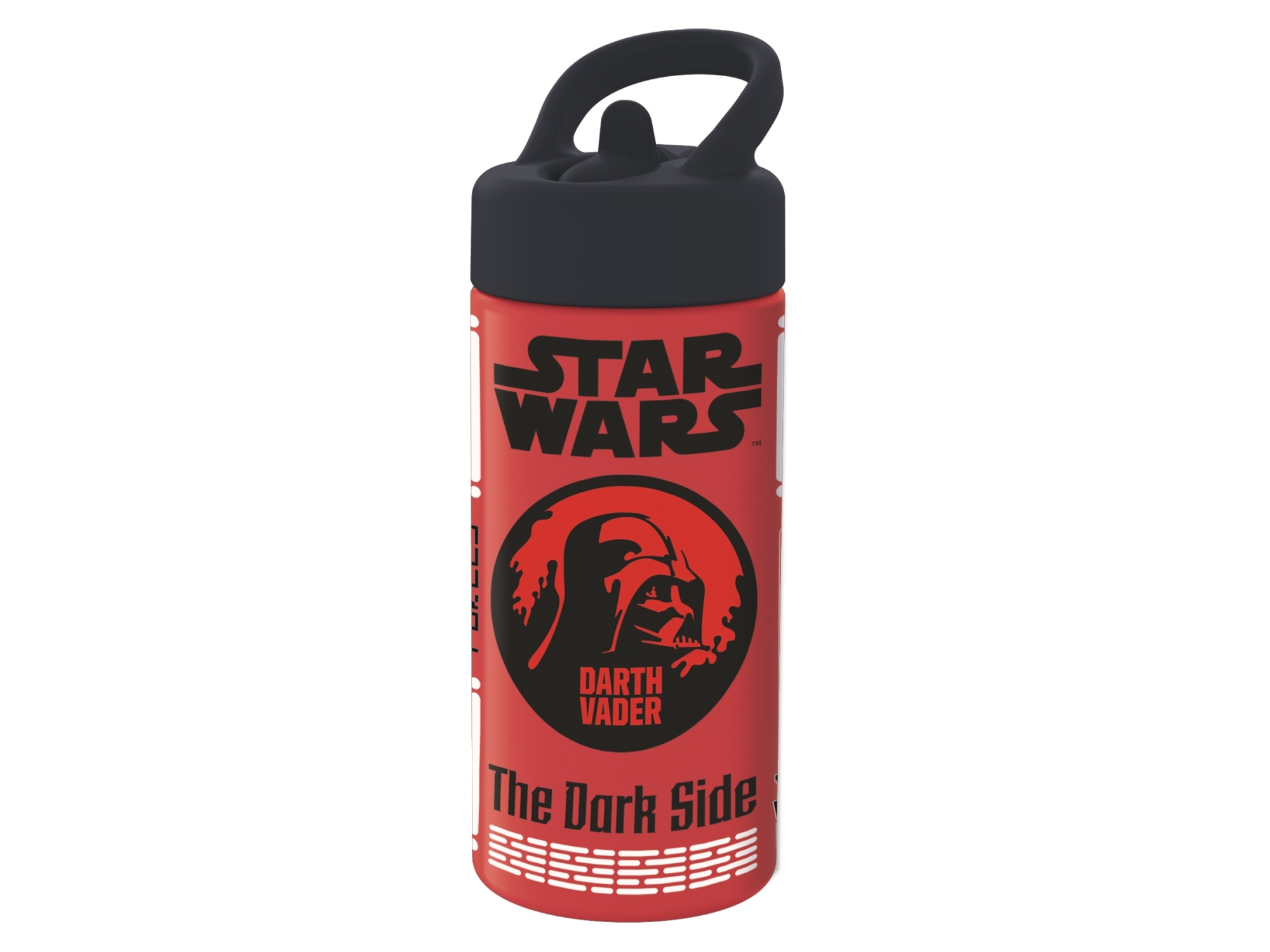 STAR WARS EMPIRE ICONS Vattenflaska med sugrör, 410ml | Sport & Träning - Tillbehör - Drickflaskor | GameStuff