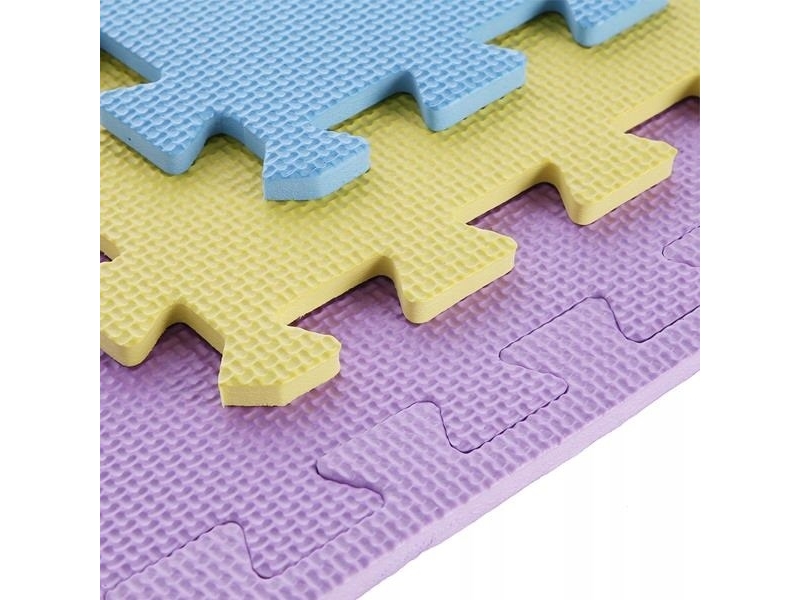 One Fitness Mat puzzle 9 pcs yellow-blue-purple (17-63-081)