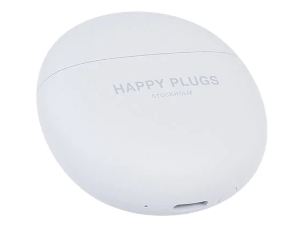 Happy Plugs Joy Lite - Echte Drahtlose Ohrhörer Mit Mikrofon - In-Ear - Bluetooth - Weiß