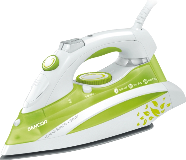 Sencor Ssi 8440Gr, 1,65 M, Grøn, Hvid, 0,38 L, 2200 W, 115 Mm, 295 Mm