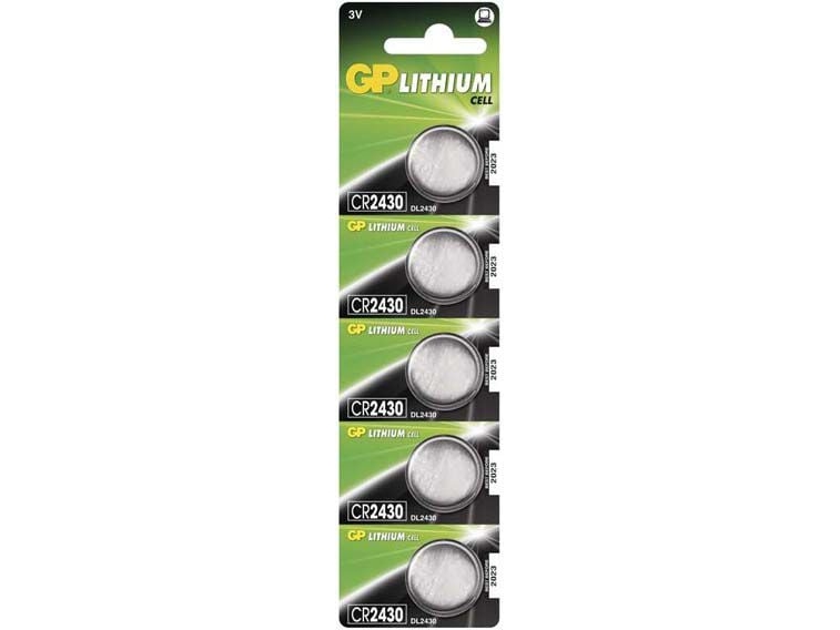 Gp Knapcellebatteri Cr 2430 3 V 5 Stk Lithium Gpcr2430-7C5
