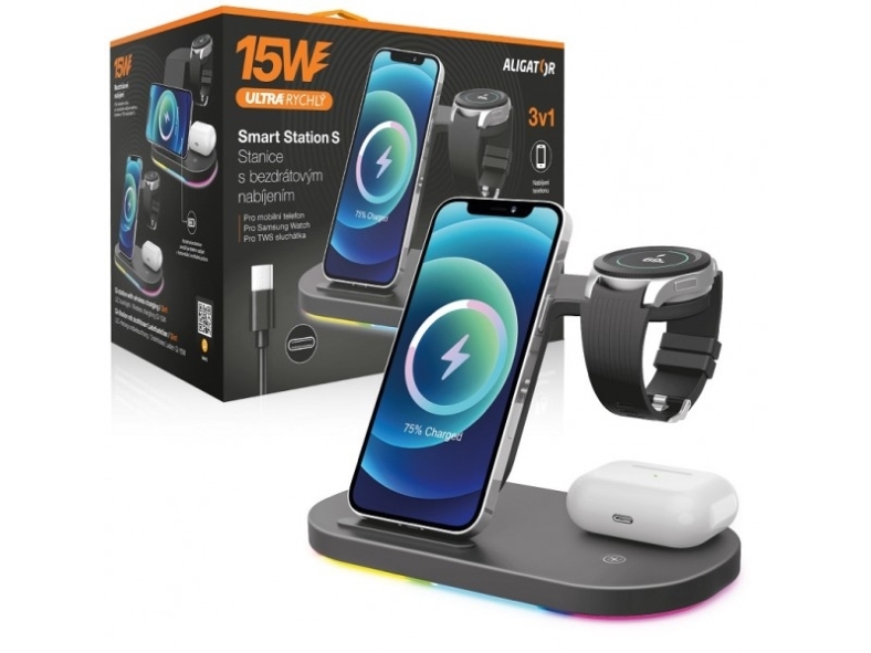 Aligator Smart Station S, Sort