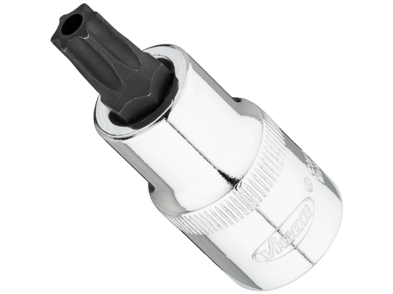 Vigor V7055-T50h, Sokkel, 1/4", Metric, 1 Hoved(Er), T50h
