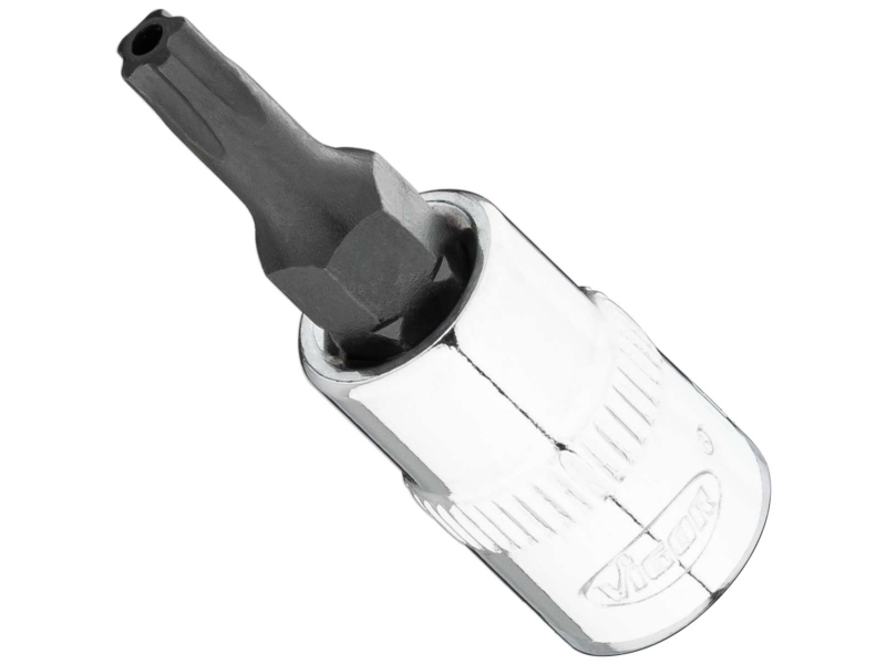Vigor V7037-Ipr20, Sokkel, 1/4", Metric, 1 Hoved(Er), T20h