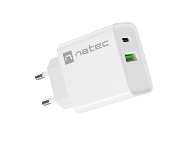 Natec Ribera, Drinnen, Ac, 12 V, Weiß