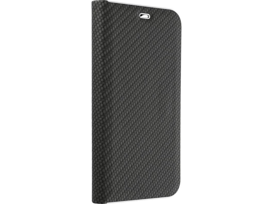 Oem Luna Book Carbon Hölster För Xiaomi Redmi Note 12 Pro 5g Svart