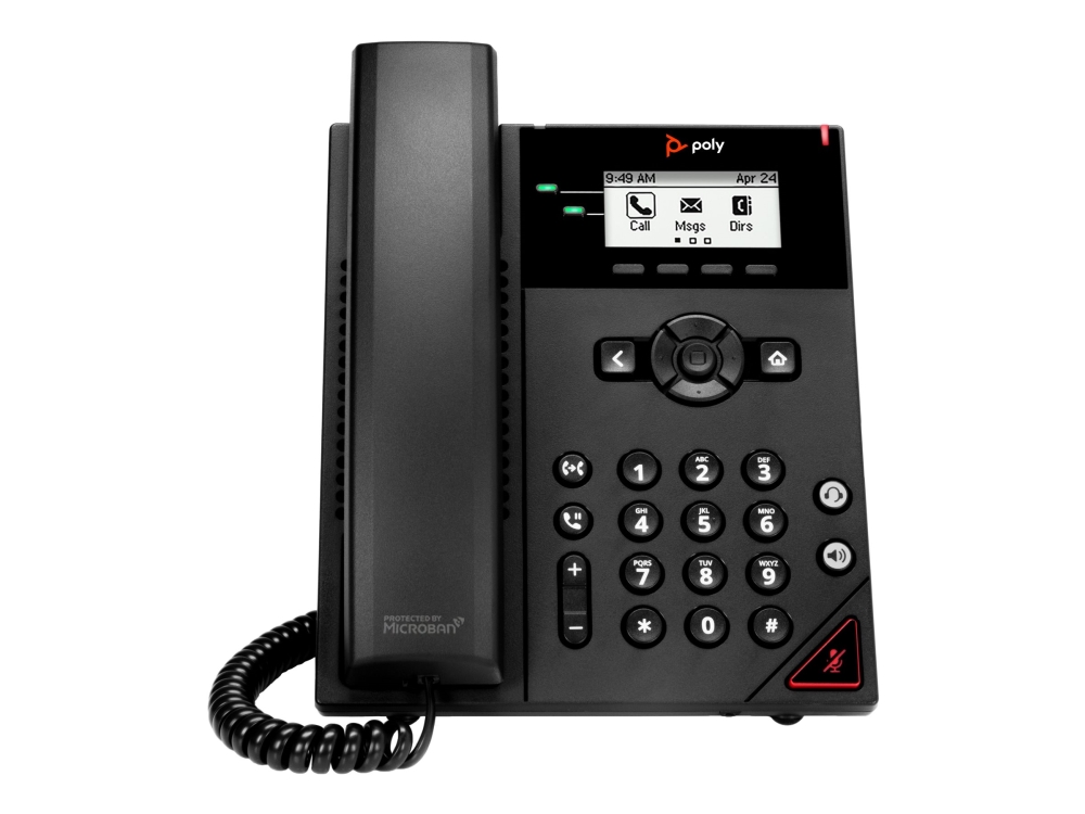 Poly Vvx 150 - Voip-Telefon - 3-Riktad Samtalsförmåg - Sdp - 2 Linjer