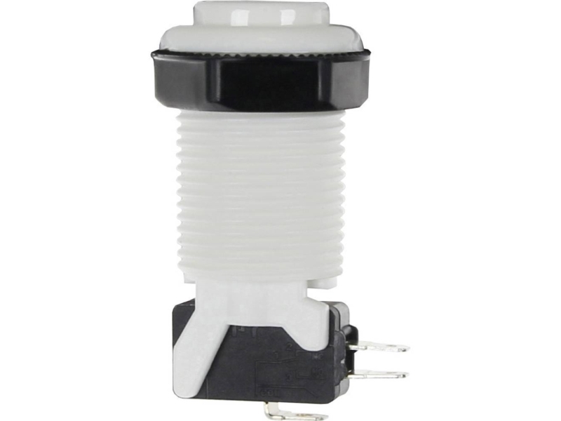 Joy-it arcade-knap i sort med mikro-switch