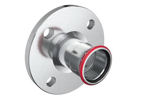 Mapress Fz Flansch 76,1 Mm - Geberit Mapress Elektroverzinkter Flansch Pn10/16 M/Pressmuffe D76,1 Mm